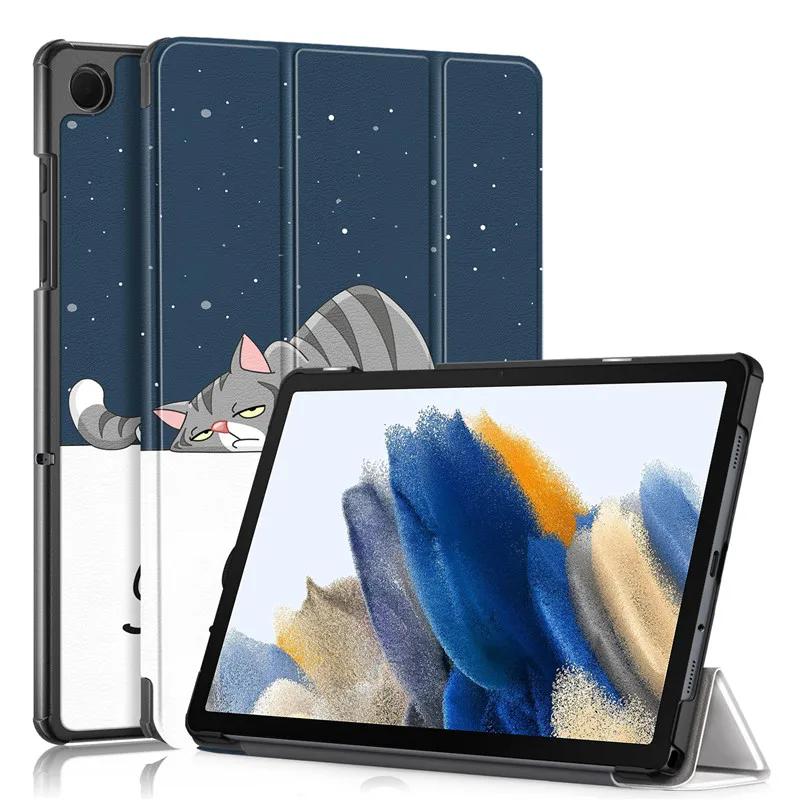 Etui na tablet Samsung Galaxy Tab A9 Plus 11" Trifold Magnetic Leather Stand Twarda inteligentna obudowa do Funda Galaxy Tab A9 Plus Cover 2023