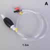 3FT Manual Hand Liquid Oil Petrol Water Fuel Siphon Pump Transfer Pipe Hose Tool Versatile for Garage Aquarium