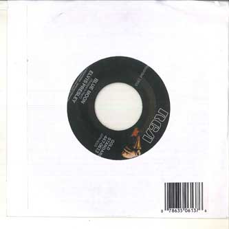 

7inch Record ELVIS PRESLEY - Blue Moon / Just Because 4470613 RCA Victor 1989 US Rock