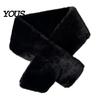 Cozy Neck Wrap for Travel Women Imitation Mink Fur Scarf, Thickened Soft Plush Durable Anti Shedding Scarf Warmer, Cold Weather Elegant Shawl
