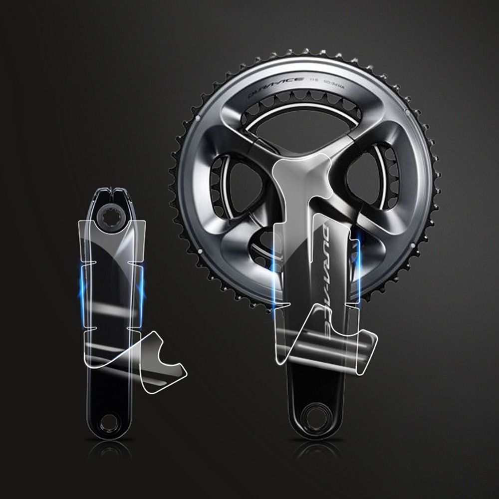 

Захисна прозора наклейка на шатуни для Sram/Shimano DA R9100