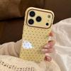 Simple Personality Apple 17promax Mobile Phone Case Iphone16 Is Suitable for 15 Contrasting Color Polka Dots 13 Soft Cover 14 Anti-drop