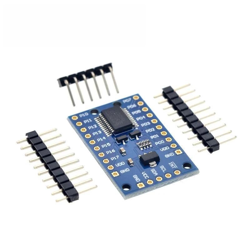 PCF8575 IO Expansion Board 16 Bit I2C Port Expander Module with Pin Header for Industrial Electronic Engineering Testing