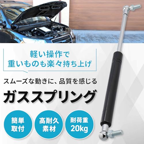 ARISELIFT Gas Spring/Damper, 200N/20kg, 320mm Overall Length, 115mm Stroke, for Hood Damper, Rear Gate Damper, Trunk Damper, Door, Cupboard, Wall Cabi