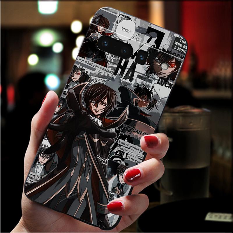 For Google Pixel 10 9 Pro XL Silicone Phone Soft Case For Google Pixel 9A 8A 7A 6A 5 Cover Shell Code Geass Cc Lelouch