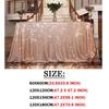 1PC Table Skirt Table Cloth Glitter Sequin Tablecloth Wedding Party Multi-Color Table Cover