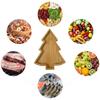 1-5 STÜCK Holz Weihnachtsgeschirr Charcuterie Restaurant Dessertbrett Weihnachtsbaum Tablett Teller für Essen Vorspeisen Desserts Snacks