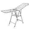 Foldable Stainless Steel Clothes Rack for Indoor/Outdoor Use