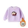 Crayon Shin-chan Long-Sleeve Plus Velvet Sweatshirt for Middle School Students