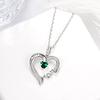 Letter Love Necklace, Retro Design Heart-Shaped Collarbone Chain, Gift For Mother