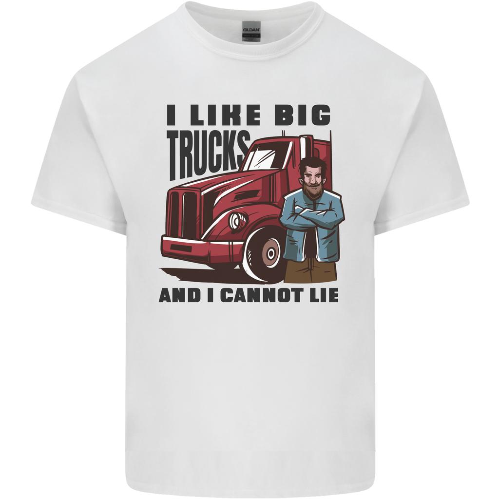 Lorry Driver I Like Big Trucks I Cannot Lie Trucker Unisexs Light Cotton Tshirt