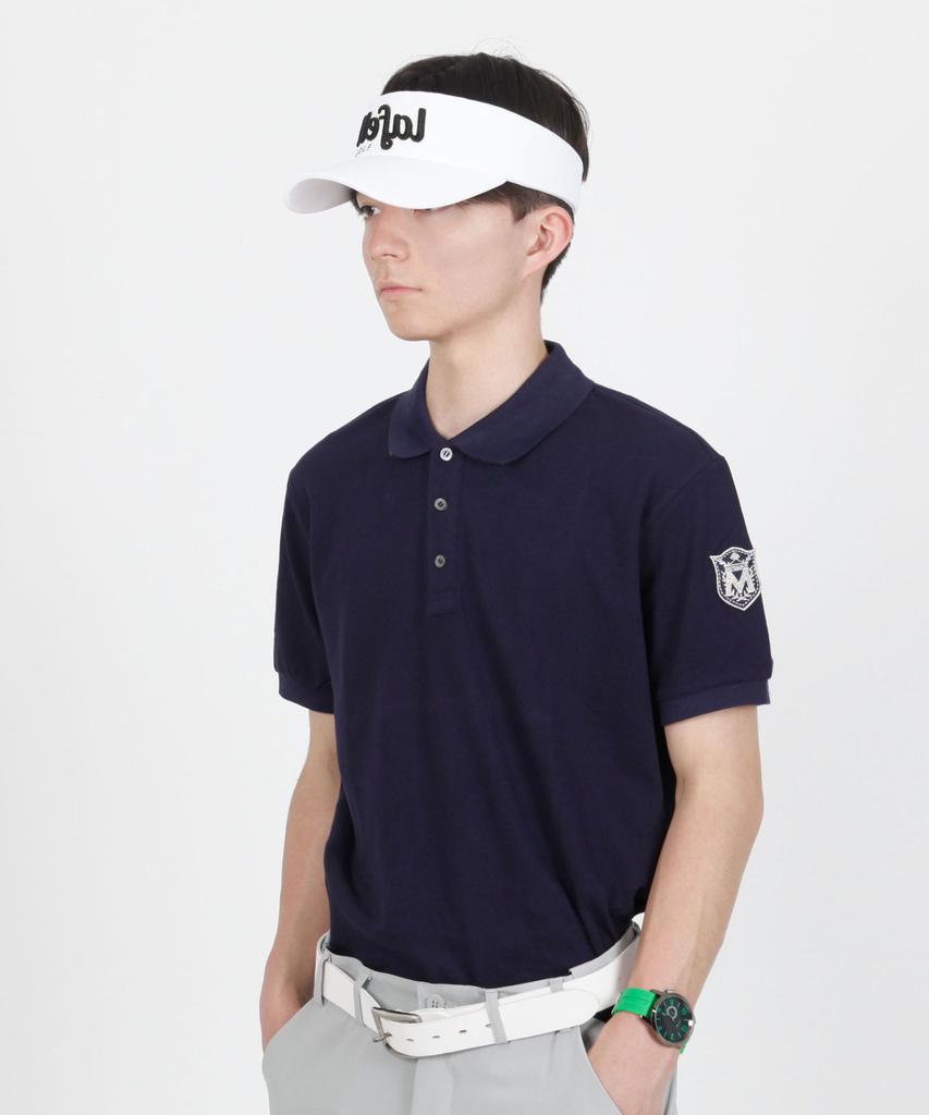MFS GOLFWEAR Gold Point Volume Emb Sun Visor