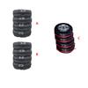 4pcs Car Spare Tire Cover Case Polyester Auto Wheel Tires Storage Bags Vehicle Accessories Dust\-proof Styling
