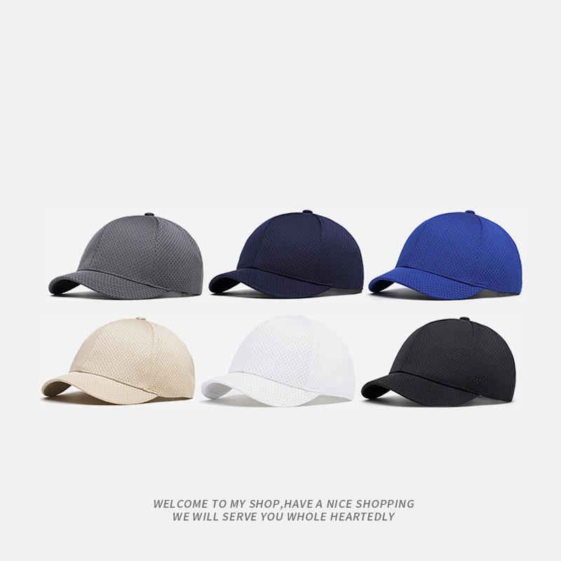 Mesh Short Cap Men's Summer Thin Breathable Baseball Cap Outdoor Sports Sun Cap