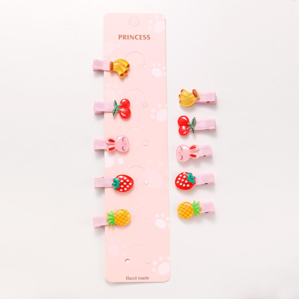 Haarnadel Cartoon Niedliche Kinder Haarnadel Set Baby Haarnadel Baby Mädchen Schleife Blume Haarnadel Stern