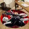 BLEACH Pattern Round Rug, Indoor/Outdoor Mat, for Picnic, Gameroom, Bedroom, Office, Living Room, Home Decor Carpet, Birthday Gift