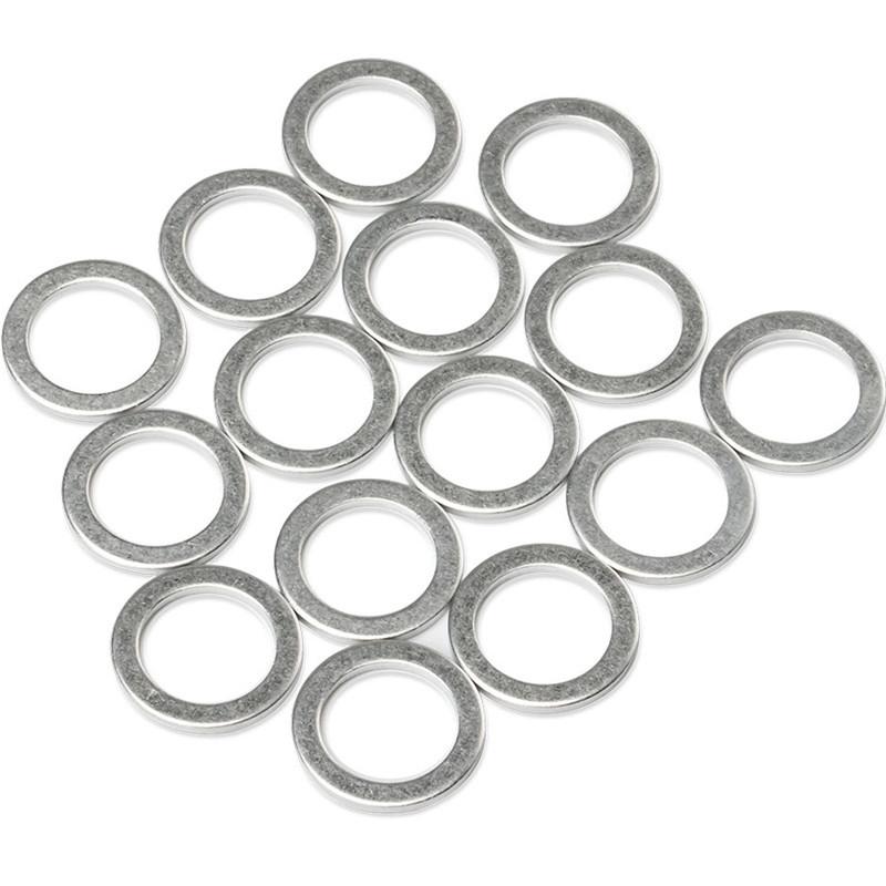 50PCS New Aluminum Oil Drain Plug Gaskets 9956-41-400 995641400 For Mazda 14x20x1.5mm M14 Oil Drain Plug Crush Washers