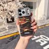 Apple Personalized Retro 17 Pro Max Landscape Painting Leather Phone Case with Borderless Large View for 12 Pro