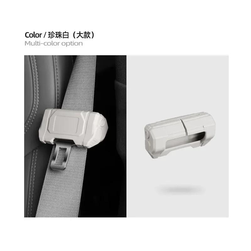 Car Silicone Safety Belt Buckle Covers Seat Clip Frame For Subaru XV Forester BRZ Outback Legacy Interior Accessories