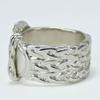 Used HERMES Ring Diane EU#49 51 Silver925 12.1g Silver Accessories