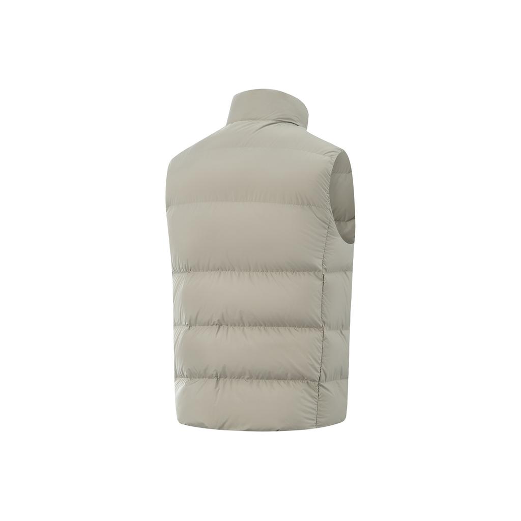 Fitness Series Stand Collar Logo Down Vest Men vests AMRV037-5