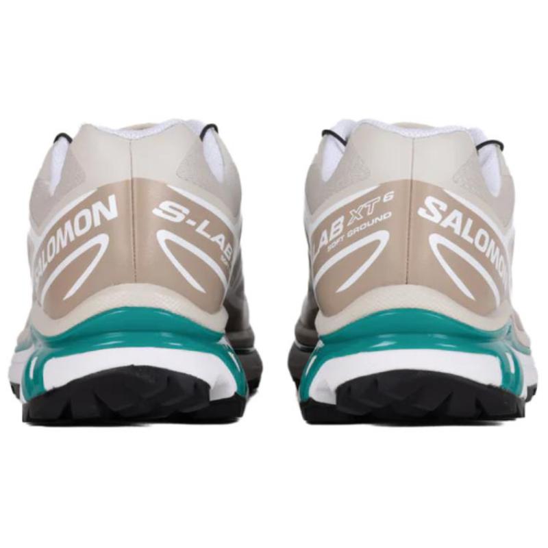 SALOMON XT 6 Cushioning, Abrasion Resistant, Breathable Support Casual Running Shoes Unisex Earth Gray Copper Green Sneakers 478643