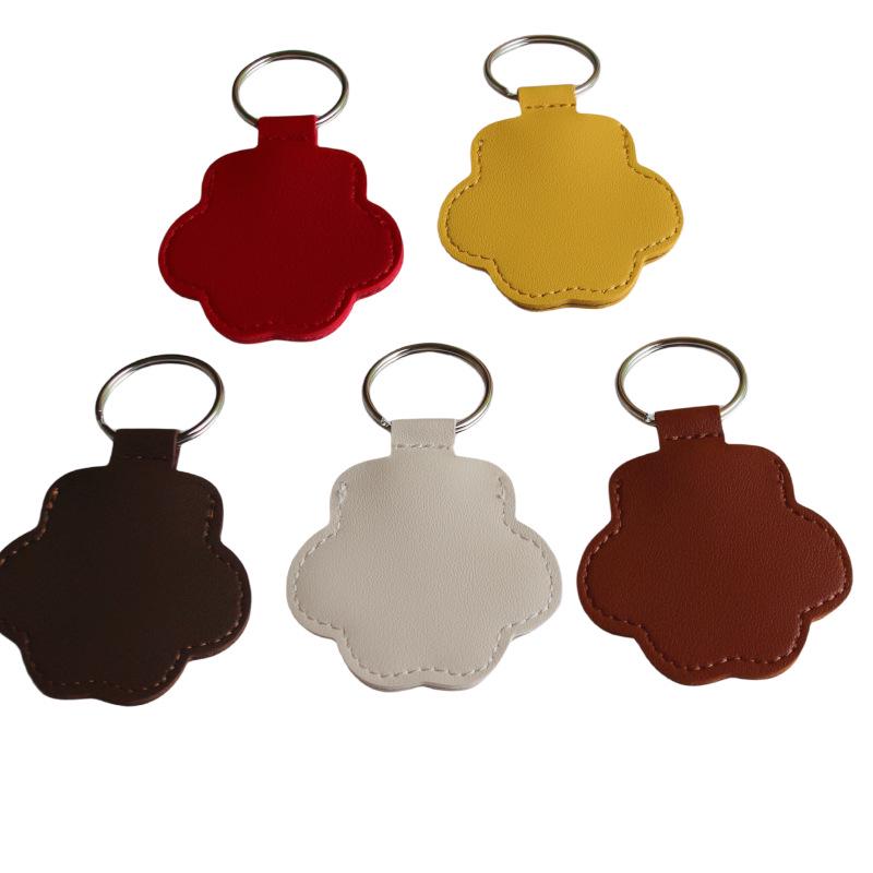 In-Stock Pet Hair Keepsake Keychain: Cute Cat Paw Print Storage Case