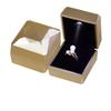 Diamond-Faceted Light-Up Jewelry Box for Rings, Bracelets, and Necklaces