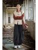 Women's Winter Quilted Cotton Vest with Frog Button - Chinese Style