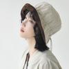 Double-sided Can Wear Large Eaves Hat Simple Design Bucket Hat British Retro Versatile Face Small Literary Hat