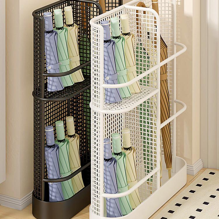 Компактная подставка для зонтов и полка для хранения в прихожей Elegant White Small 1730₽