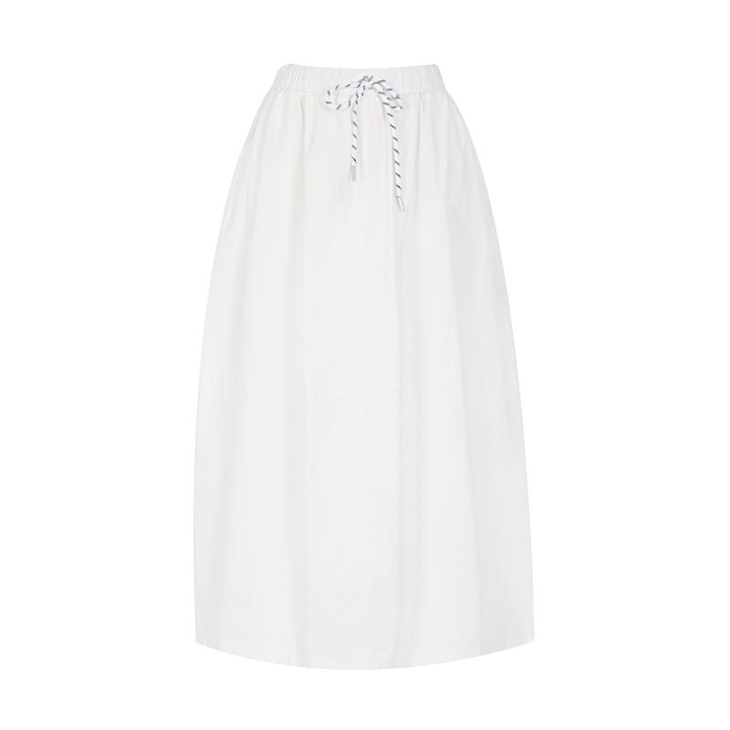 SELLY'S St String Volume Banding Long Skirt_I6B-Csk014