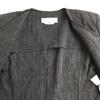 MAX MARA Linen Slit Skirt Set [Italy/Women L-XL/Gray] Jacket Skirt(USED)
