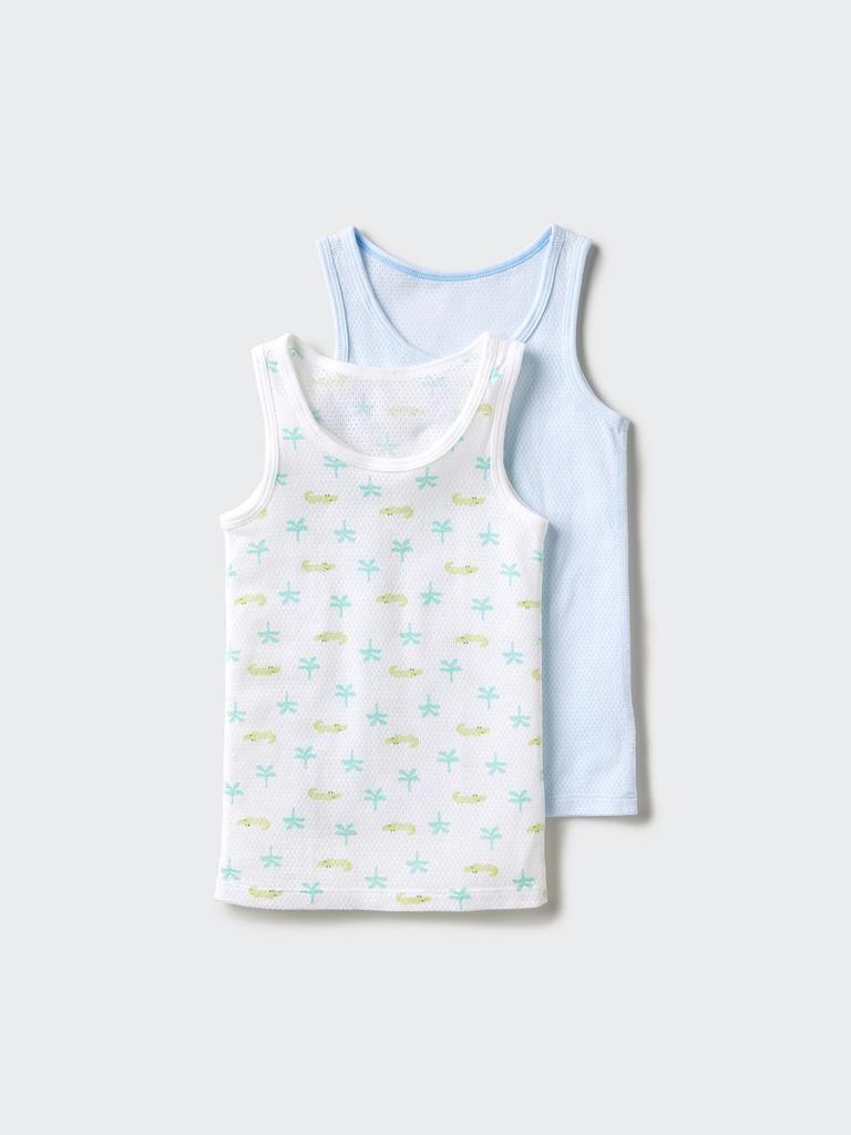 Uniqlo Japanisches Baumwoll-Netz-Tanktop 2er-Pack