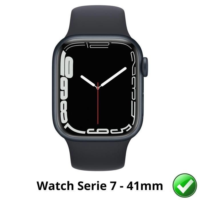 Ochrona ekranu dla Watch Serie 7 - 41mm [Pakiet 6] Folia Plastikowa Ochronna Odporna Ultra Cienka Phonillico