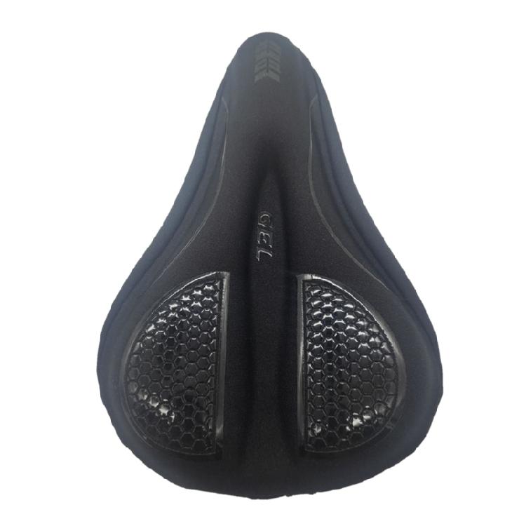 Road Bike Seat NonSlip Bicycles Seat Outdoor Indoor Bike Silicone Cushion Pad чёрный