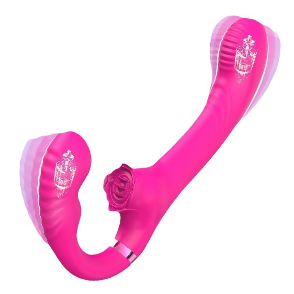 10-Speed Dual Vibrator with Tongue Licking – Clit & G-Spot Stimulator for Women, Rechargeable Adult Toy