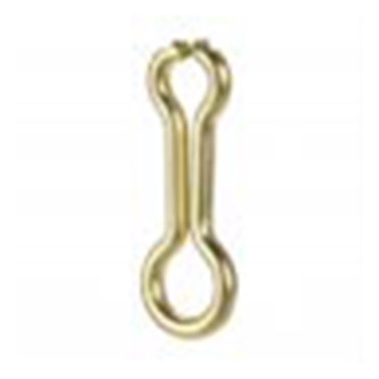 100Pcs/Set Sinker Wire Eyes Simple Corrosion Resistant Golden Steel Alloy Fishing Weights