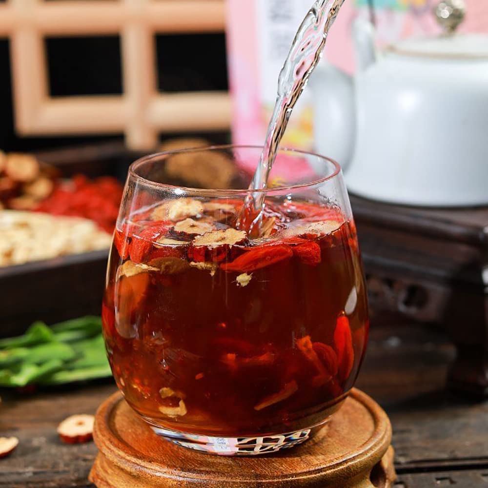 Hnědý cukr červená jujuba zázvor hnědý cukr zázvor červená jujuba květ červená goji hnědá katsura yenboshi a další pečlivě vybrané květinové bylinné ženské