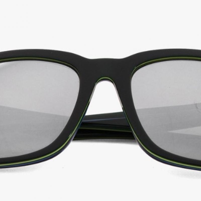 Puma Square Horn Rimmed Over Asian Fit Mirror Sunglasses 9