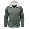 Men’s Hoodies Long Sleeves Shirts Autumn Spring Casual Tops Sportswear Sweatshirt Vintage Classic T Shirt