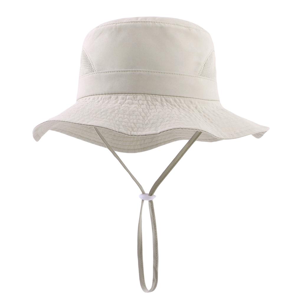Kids UV Protection Sun Hat 46-54cm Summer Girls Hat Quick Dry Breathable Mesh Beach Boys Cap Children Outdoor Fishing Hat