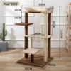 All-in-One Large Cat Tree & House with Bed & Sisal Scratching Post - Perfect for Ragdoll & Maine Coon - Free Shipping