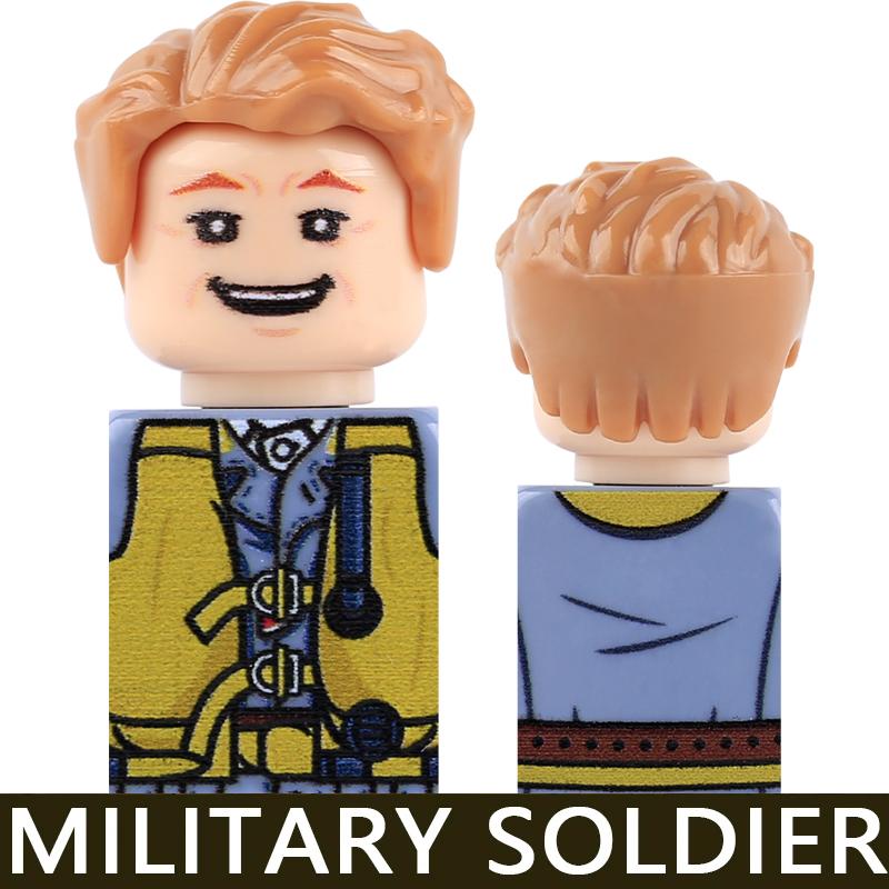 WW2 Military Soldier Figures Building Blocks Army Japanese Warrior Medical Nurse Officer Infantry Helmets UV Printed Bricks Toys