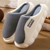 Pantuflas de piel cálidas de invierno para hombre y mujer, para parejas, antideslizantes, suaves, cómodas, de tacón plano, para el hogar, para interiores y dormitorios, de felpa