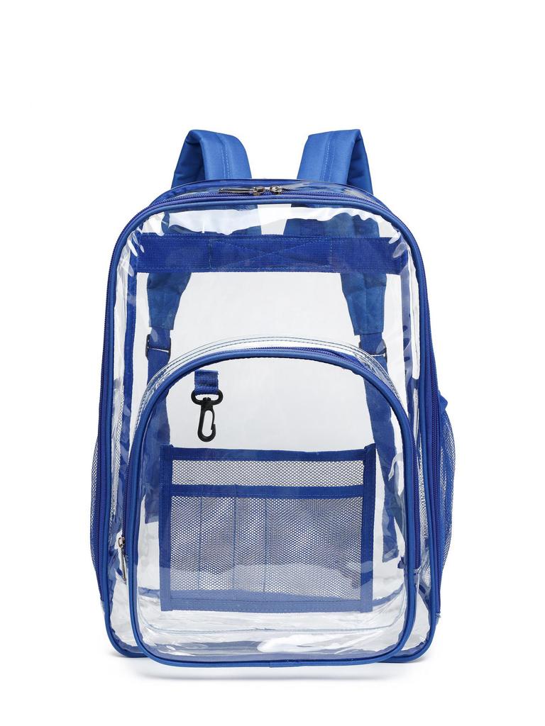 Clear Waterproof Backpack with Custom Logo - Trendy Travel Jelly Bag