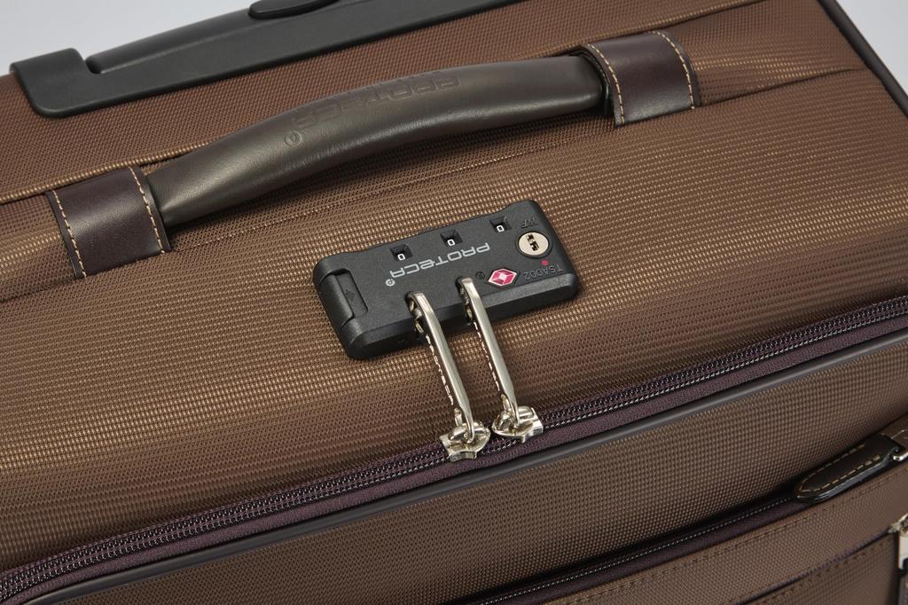 Proteca Solie 3TR Carry-On Suitcase, No. 12872, 31L, 2.6kg, Brown