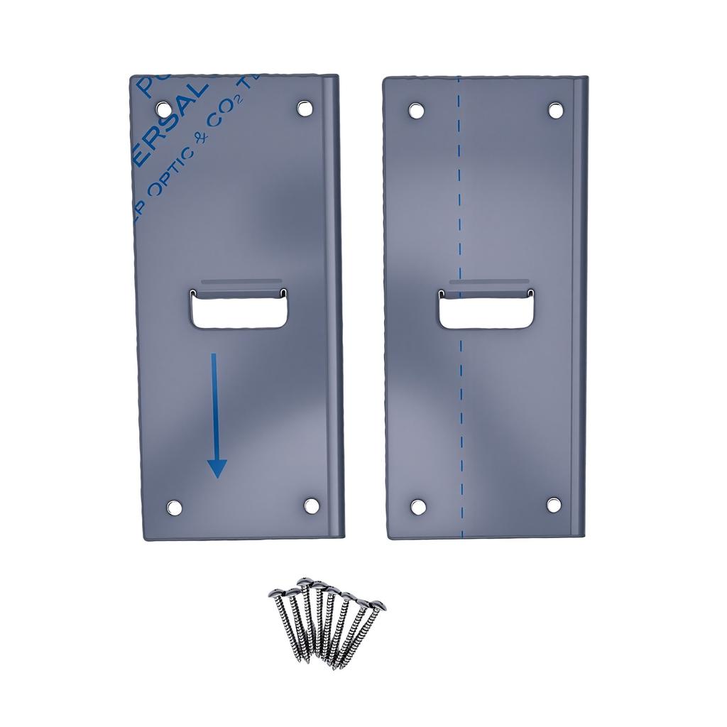Mailbox Post Extender Brackets, 304 Stainless Steel Hvy Duty for 4x4