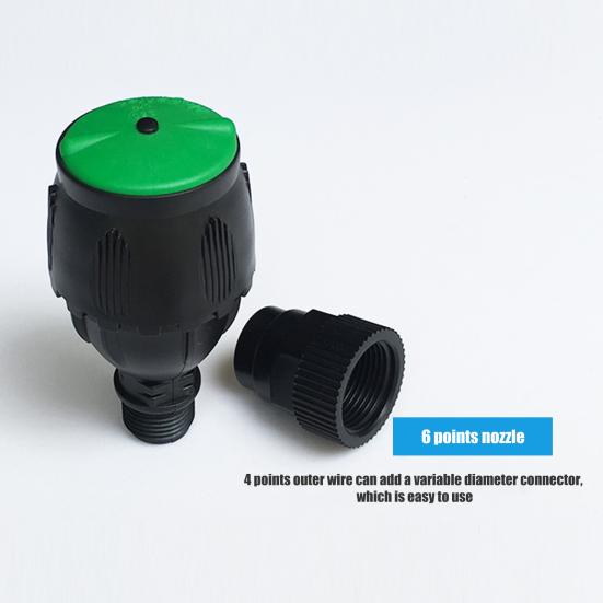 360 Rotating Tripod Sprinkler System Telescoping Automatic Irrigation Watering Sprinkler for Large Yard Garden