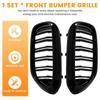 Front Bumper Grille Pair for 2018-2020 BMW 5 Series G30 (51137473691 & 51137473692).